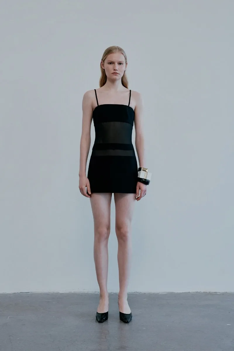 ANDY SEE THROUGH MINI DRESS