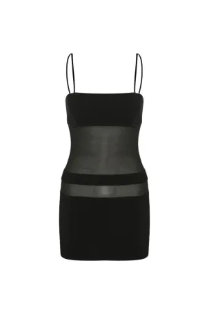 ANDY SEE THROUGH MINI DRESS