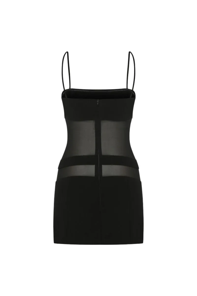 ANDY SEE THROUGH MINI DRESS