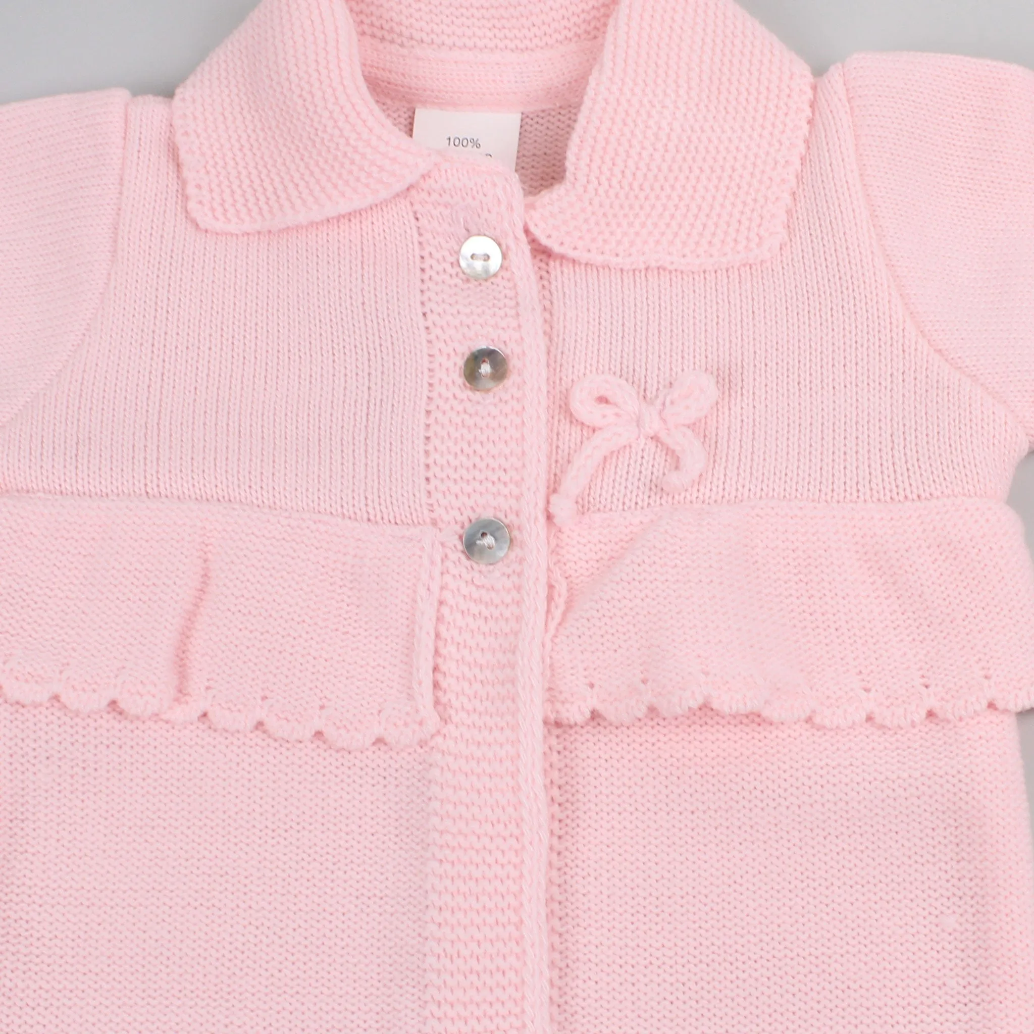 Baby Girls Pink Cardigan