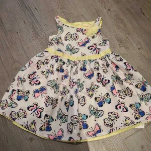 Cherokee White Butterfly Dress 2T