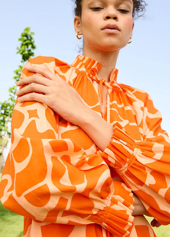 Deconstructed Orangedaisy Dress