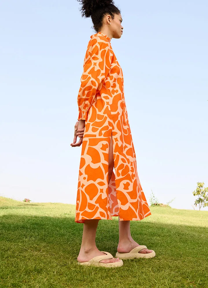 Deconstructed Orangedaisy Dress