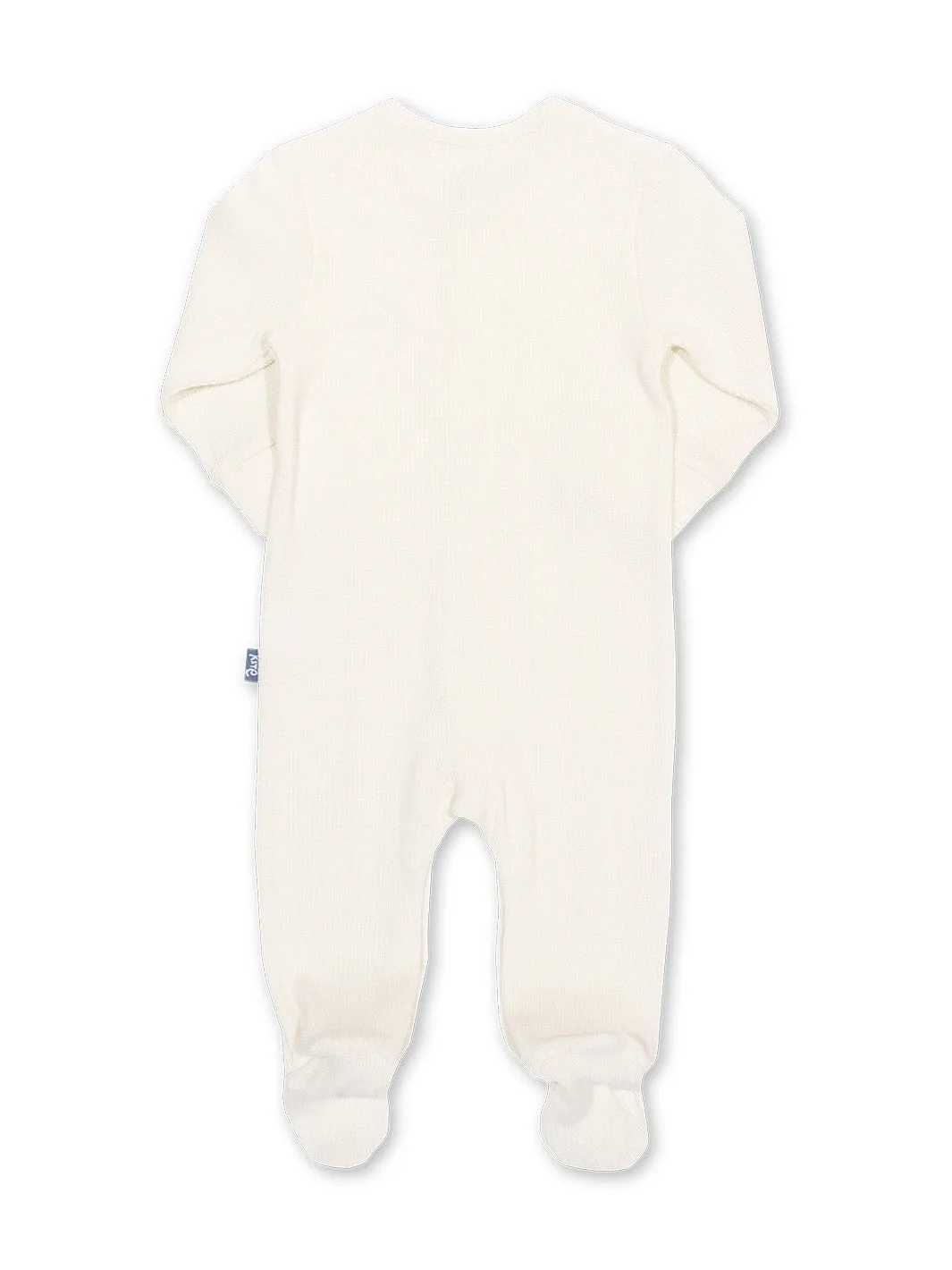 Fox and dove waffle sleepsuit
