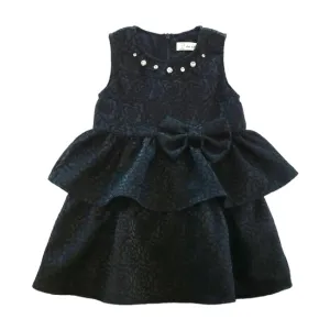 Jewel Floral Dress - Black