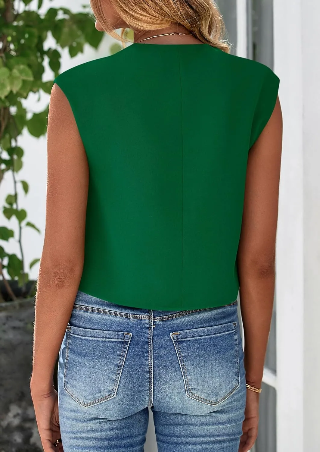 PRETTYGARDEN Women's Summer Suit Vest 2025 Dressy Casual Crop Tops Business Work Office Clothes Trendy Blazer Waistcoat