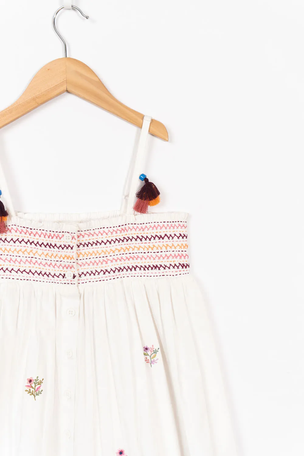 White Smocked Dress