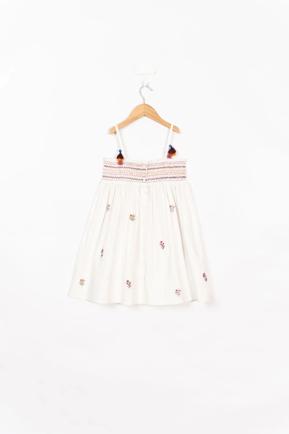 White Smocked Dress