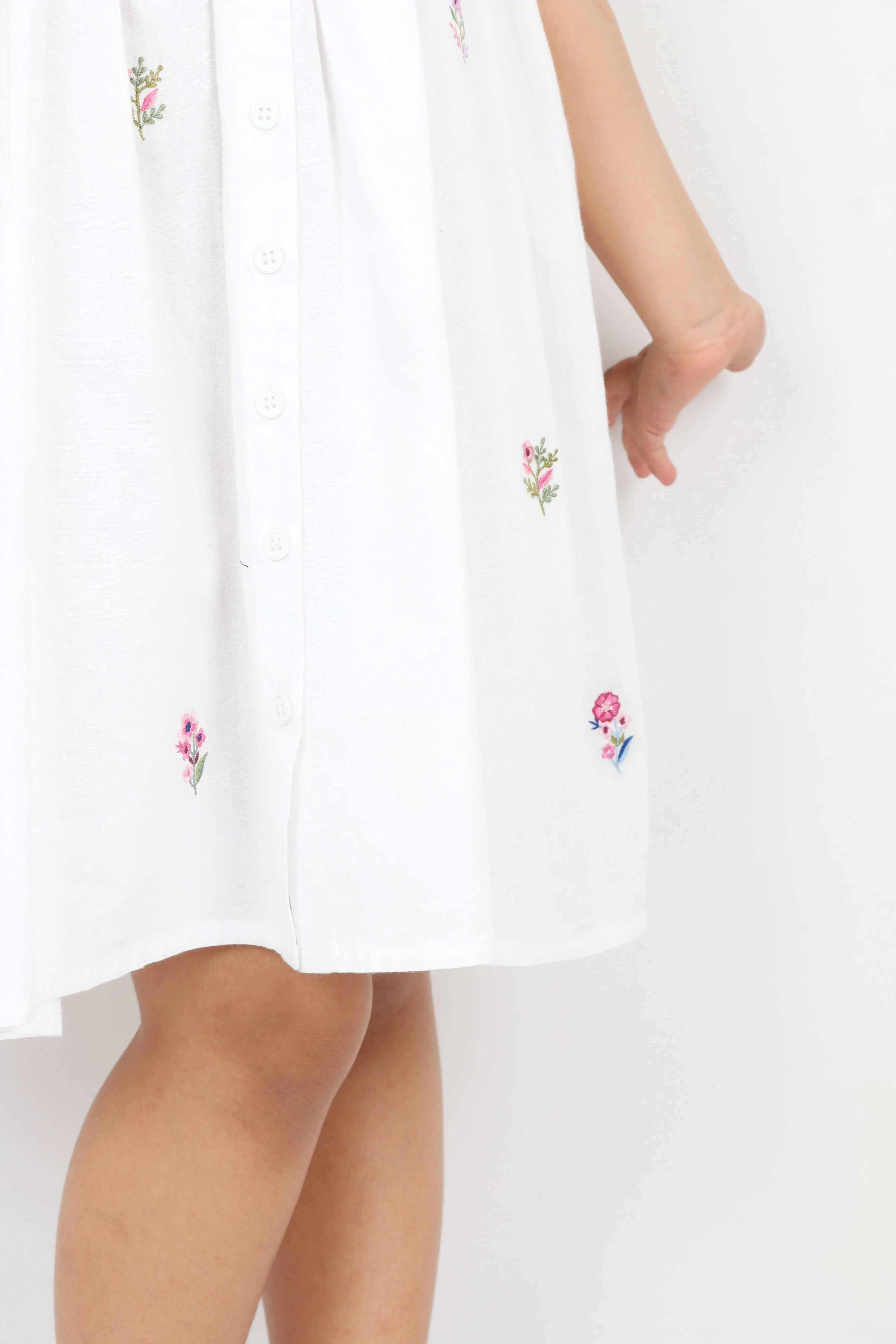 White Smocked Dress