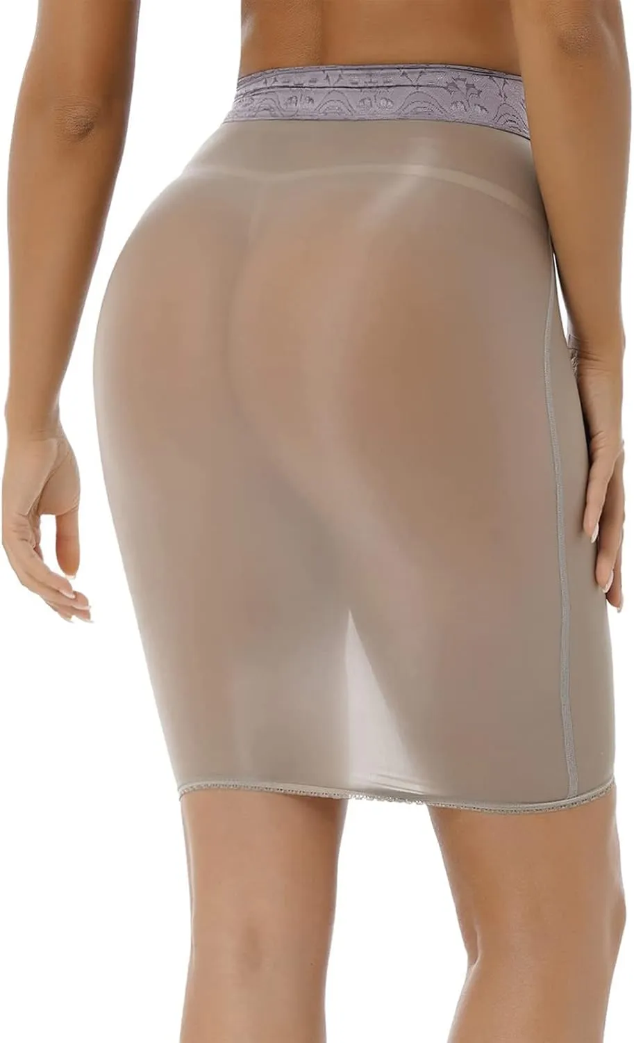 Women's High Waist Micro Mini Skirt See Through Lace Tight Pencil Skirt Night Clubwear