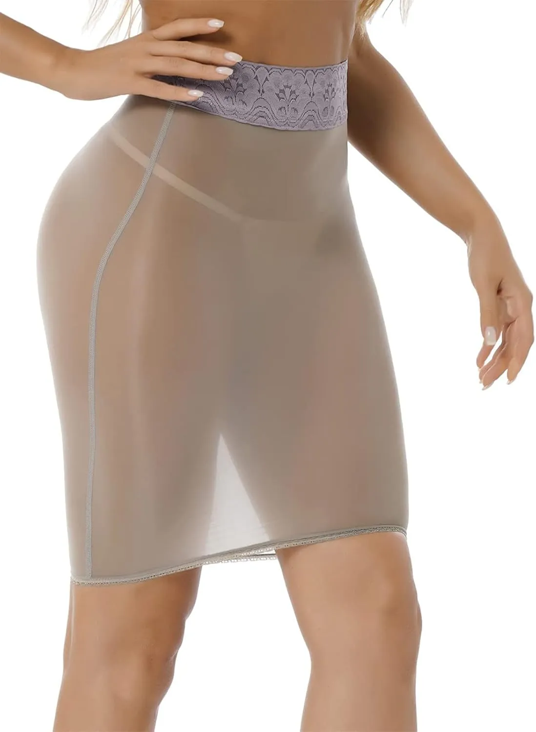 Women's High Waist Micro Mini Skirt See Through Lace Tight Pencil Skirt Night Clubwear