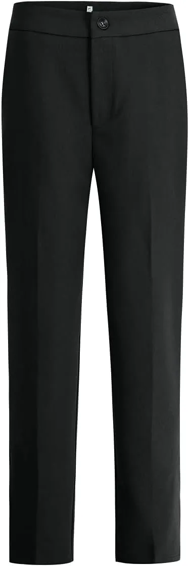 YUNCLOS Women's 2 Pieces Vintage Office Lady Suit Set 1 Button Blazer and Suit Pants